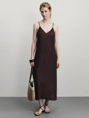 ZR2506012903-27 платье женское тёмно-коричневый ZARINA