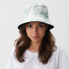 Панама женская MINAKU Tie-dye, белая/зелёная, размер 56-58