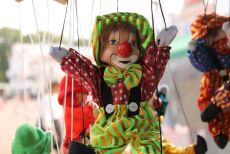 Кукла-марионетка Клоун