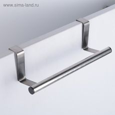 1035634 Вешалка надверная универсальная 23х7х2,3 см "Классик" цвет хром
