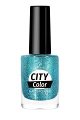 Лак для ногтей GR City Color Nail Lacquer (101-112) - 109 City Бирюзовый (109)