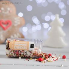 4668623 Посыпка кондитерская MIXIE «Пряничные каникулы», 50 г