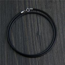 Верёвка для ожерелья с серебряной пряжкой S925