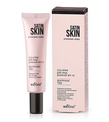 028931  Belita SATIN SKIN Атласная кожа. Cica-крем для лица дневной SPF 30 «Безупречный тон» 30 мл