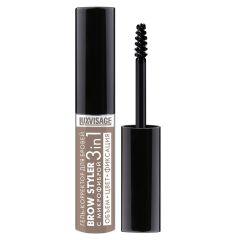 033954 Luxvisage. Гель-корректор для бровей Brow styler тон 1 Латте с Микрофиброй