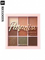 029596 Relouis Paradiso. Тени для век 9-ти цветные Warm
