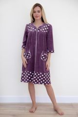 207402 Lika Dress Халат Фиолетовый