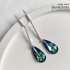 Серьги с кристаллами Swarovski