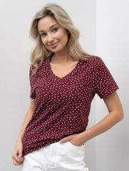 507467 Binita Футболка бордовый
