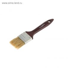 1818212 Кисть плоская LOM, натуральная щетина, пластиковая ручка, 1.5