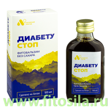 Фитобальзам ДИАБЕТУ СТОП без сахара (Диабетофит), 100 мл, фл., т. м. 