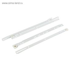 1824589 Роликовые направляющие, L=400 мм, до 12 кг, белые, 4 шт