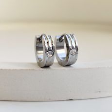 Серьги из стали