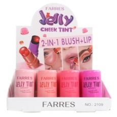 2109 (MIX-24шт.) Румяна-желе в стике Jelly Tint FARRES