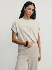ZR2506033403-60 футболка женская молочный ZARINA