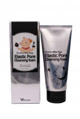 [Elizavecca] Пенка-маска для умывания ДРЕВЕСНЫЙ УГОЛЬ Milky Piggy Elastic Pore Cleansing Foam, 120 мл