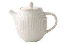 Чайник заварочный, 850 мл, фарфор P, белый, Полосы, Gallery, 59703