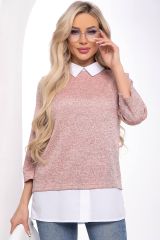 Б8335 Джемпер LADY TAIGA Розовый