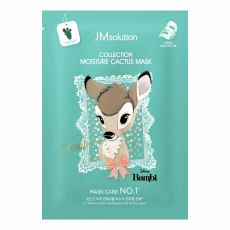 JMsolution Маска тканевая увлажняющая с экстрактом кактуса / Disney Сollection Moisture Cactus Mask, 30 мл