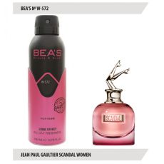 Дезодорант Beas W572 Jean Paul Gaultier Scandal For Women deo 200 ml, Дезодорант женский Beas W572 создан по мотивам аромата Jean Paul Gaultier Scandal