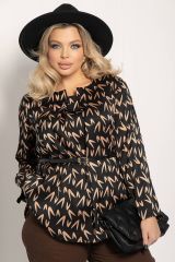 Б12710-37 Блуза LADY TAIGA Черная