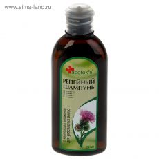 2875398 Шампунь Apotek`s репейный с комплексом витаминов для укрепления волос, 250 мл