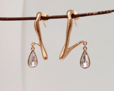 Серьги с кристаллами Swarovski