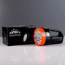 4387594 Фонарь аккумуляторный светодиодный "Мастер К." MHA-W3D15 (3 W)