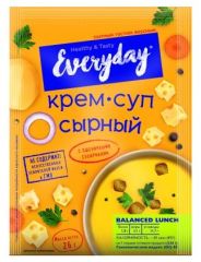 EVERYDAY Крем-суп сырный с пшеничными сухариками ПАКЕТ 26г