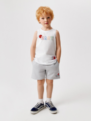 20120420129 Шорты детские для мальчиков Iverson серый меланж ACOOLA Kids