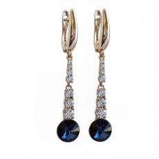 Серьги с кристаллами Swarovski