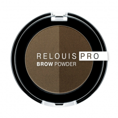 027152 Relouis. Тени для бровей Pro Brow Powder №02 TAUPE