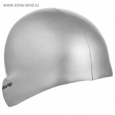 2972917 Шапочка для плавания силиконовая METAL, M0535 05 0 12W, серебряный
