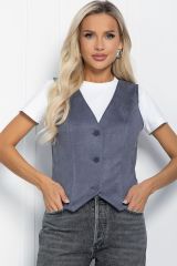Б11462 Жилет LADY TAIGA Серый