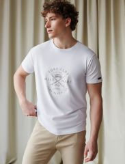 507373 VILATTE Футболка белый_surf club