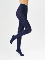 MICRO POIS 100 (микрофибра в горошек) Minimi Колготки Blu (Синий);Verde Foresta (Зеленый);Bordo (Бордовый)