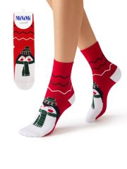 MINI INVERNO 3300-4 (шарфики) Minimi Носки Rosso (Красный)