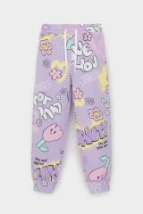 497921 CROCKID Брюки пастельно-лиловый, позитив