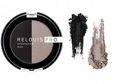 025782 RELOUIS. Тени для век Pro Eyeshadow DUO №106 (т.16matte+т.17matte)