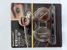 Beauty model Набор 2 в 1 подводка для глаз и тени для бровей водостойкие, тон 02 Арт.: 0265 Кремовая пигментированная формула помады поможет подчеркнуть форму бровей и сделать их ярче. С помощью специ