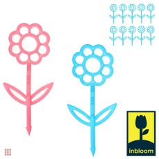 INBLOOM Заборчик декоративный Цветок 10шт, 15x33 см