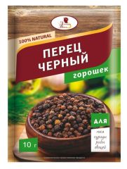 Приправа Перец черный горошек ЭВ NATUREL , 10 г