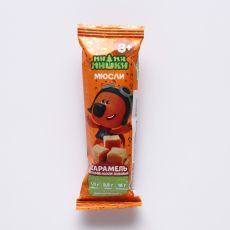 ЦЕНА ЗА 3 ШТ! Батончик-мюсли злаковый Ми-Ми-Мишки, 24 г 9300314 ⁠карамель