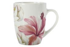 Кружка, 350 мл, фарфор P, белая, Магнолия, Magnolia, 60182