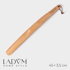 Ложка для обуви деревянная LaDо́m, 45×3,5 см 9383580