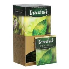 Чай зеленый Гринфилд Green Melissa в пакетиках 25 шт