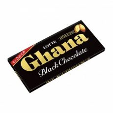 143146 Lotte GHANA Black Chocolate Темный шоколад, плитка, 50 гр.