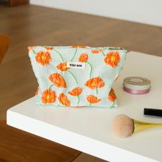 Косметичка с цветочным узором, 2 цвета