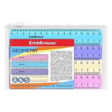 4864381 Набор линеек 4 штуки, 15 см, ErichKrause 