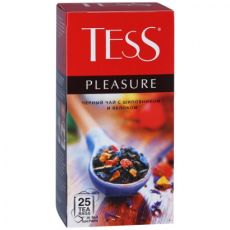Чай Тесс Pleasure черный с шиповником и яблоком 25пак*1,5г